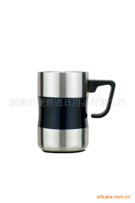安全耐用的雙層304不銹鋼口杯 工廠直供350ml，品質(zhì)由檢測(cè)認(rèn)證